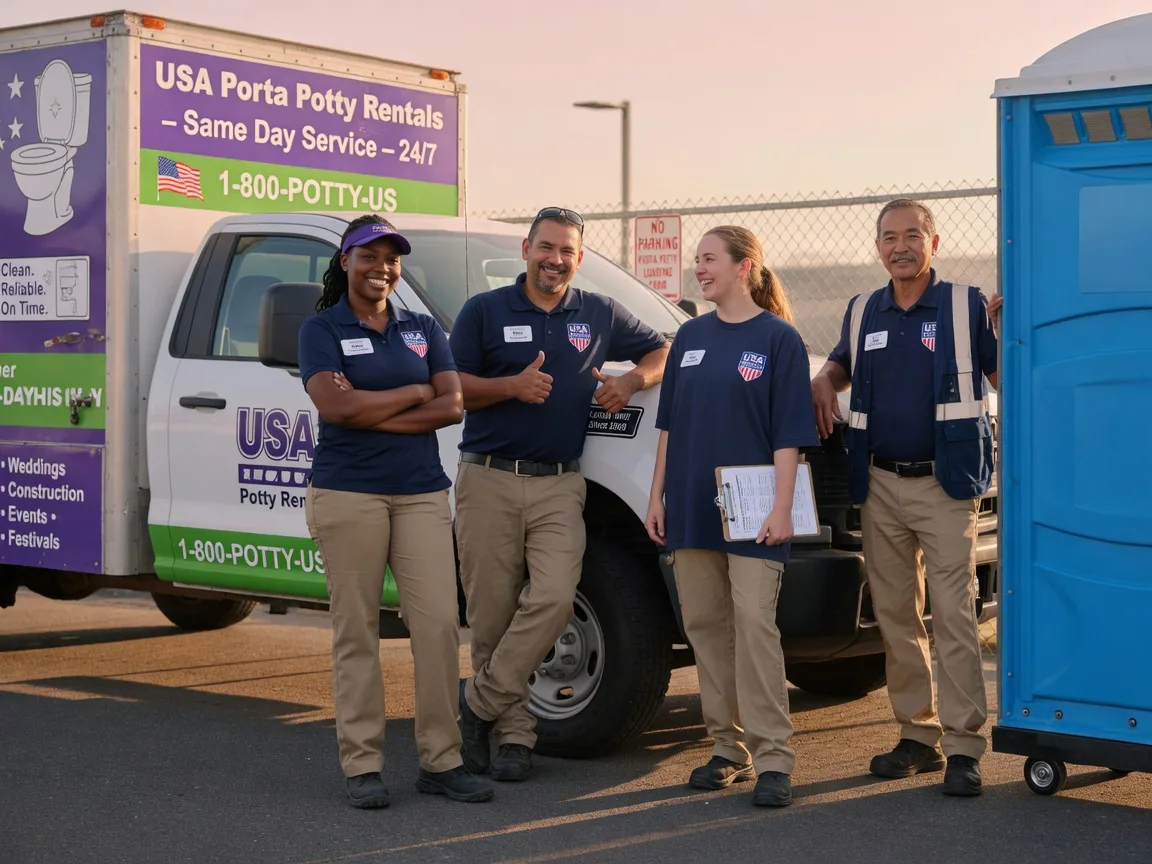 Porta Potty Rental company in Fellows, CA